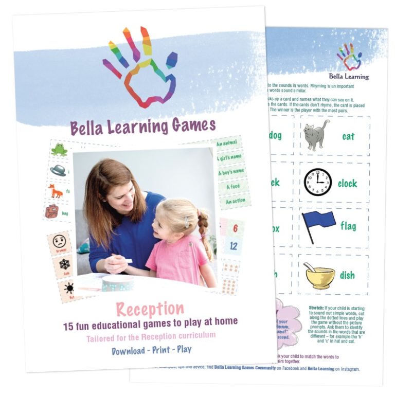Reception Games 15 games to play with your child Bella Learning
